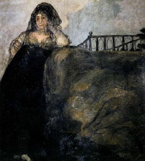 Francisco de goya y Lucientes Manola oil painting picture